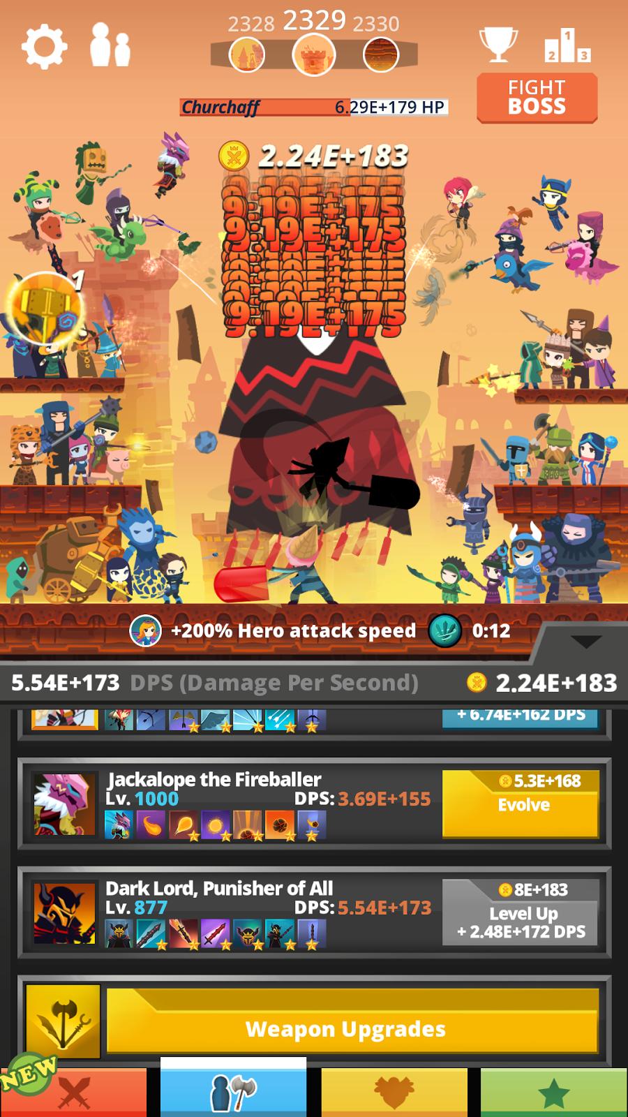 Tap Titans on my Tap Titans adventure