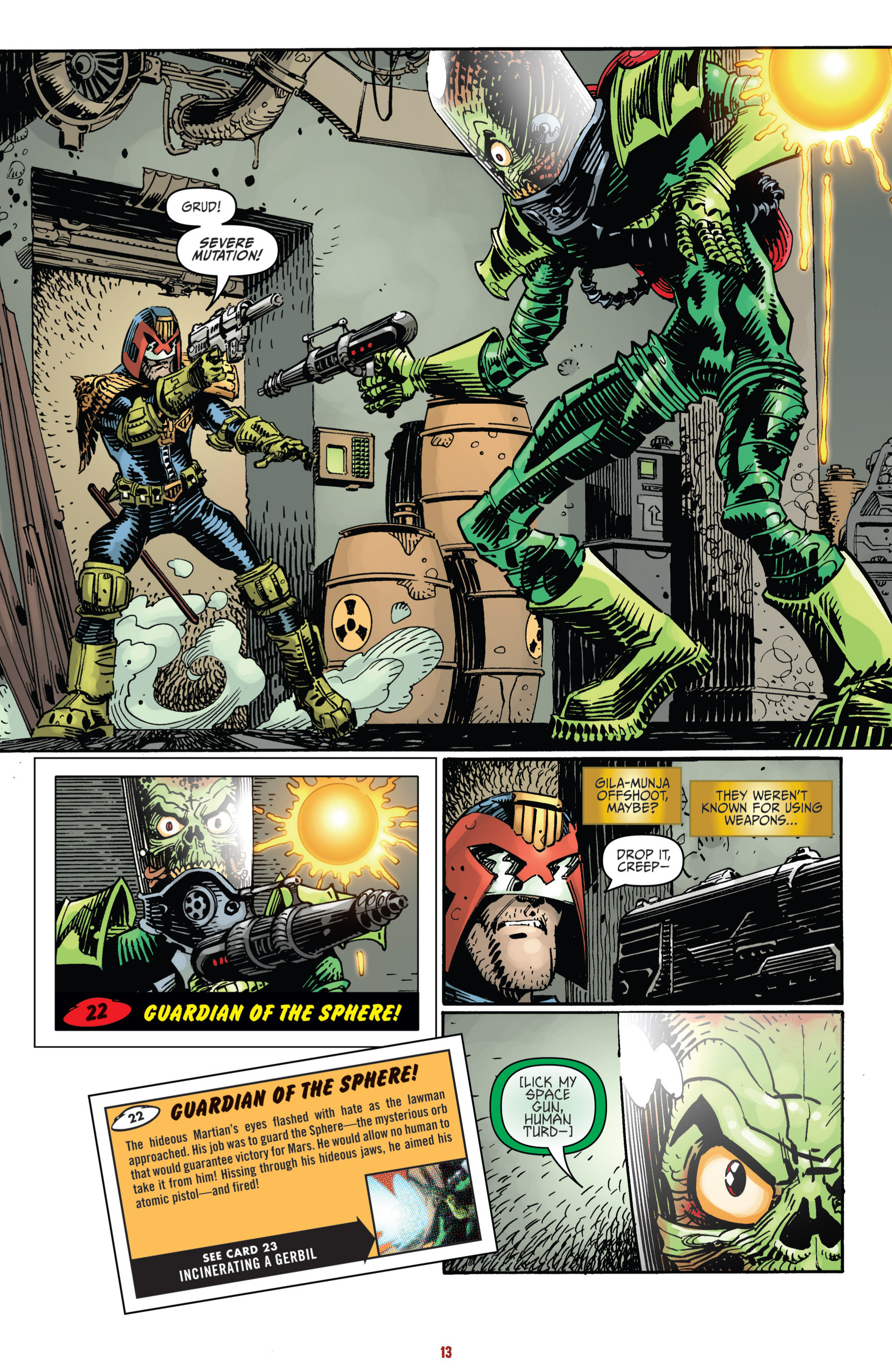 Read online Mars Attacks Judge Dredd comic -  Issue #1 - 17