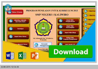 Aplikasi Raport SMP Kurikulum 2013 Excel untuk Penilaian dan Pengisian Aplikasi Raport SMP Kurikulum 2013 Excel untuk Penilaian dan Pengisian