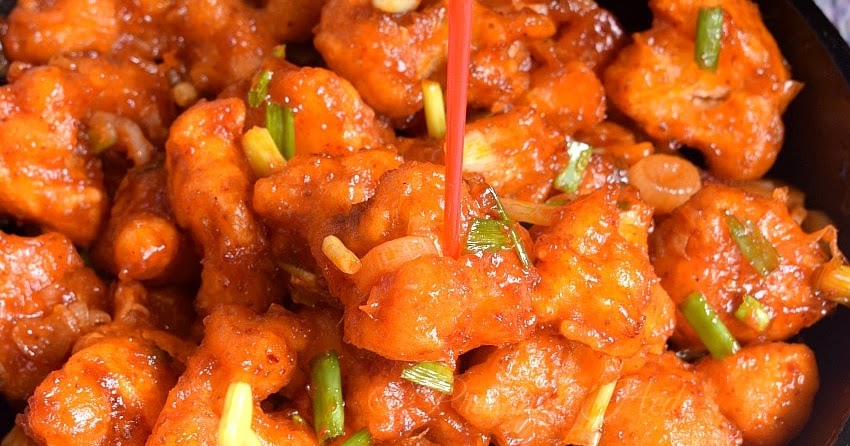 Spicy Gobi Schezwan (Cauliflower in Schezwan Sauce) - Savory Bites Recipes