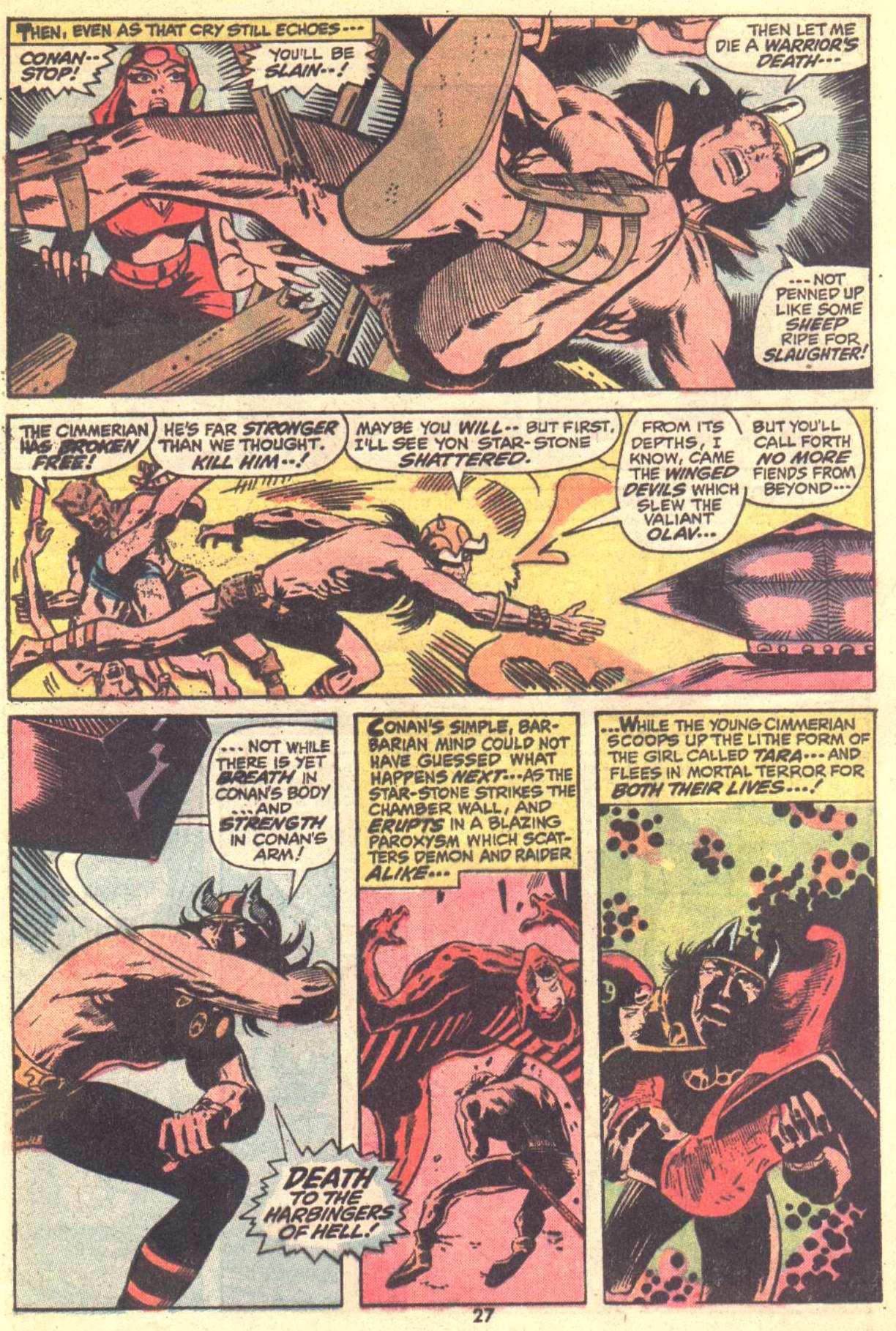 Read online Conan the Barbarian (1970) comic -  Issue #22 - 19