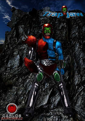 Carlos Sarcinelli Arts ®: Untooned - Mandíbula (He-man) em inglês Trap Jaw