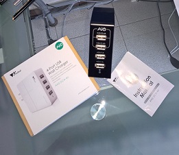 Caricabatteria a Parete 4-Porte USB