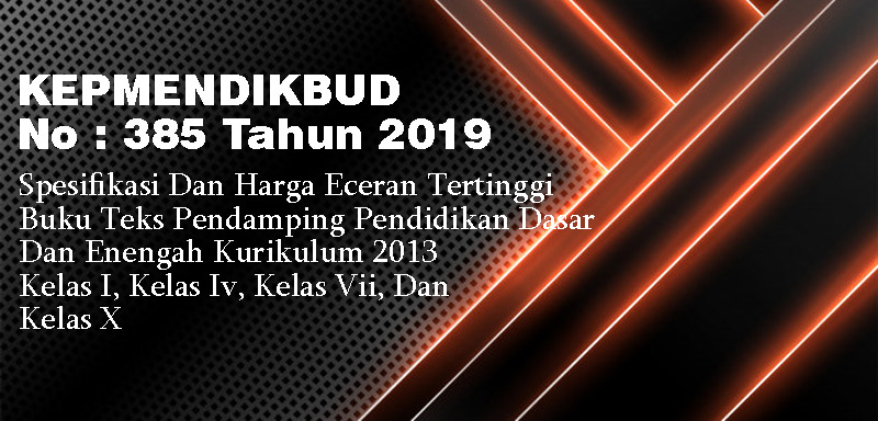 Spesifikasi Harga Buku Eceran Pendidikan