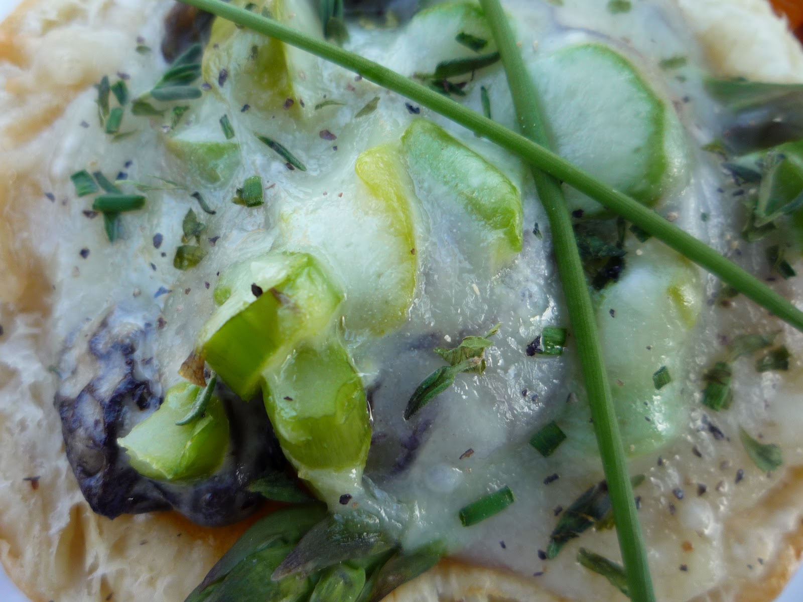 The Quail's Nest Morel Mushroom/Asparagus Tartlets