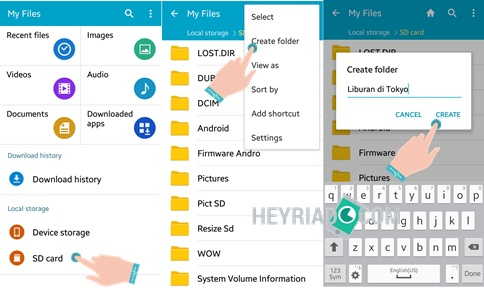 Cara membuat Album Baru di Galeri Android Cara membuat Album Baru di Galeri Android