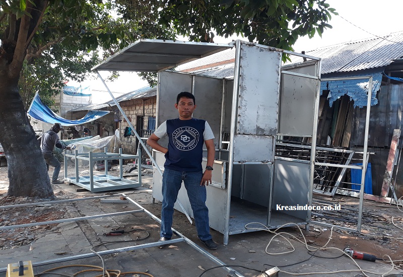 Jasa Pembuatan Booth Semi Kontainer di Jabodetabek dan Bandung Harga Murah