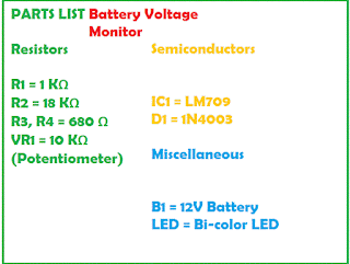 Simple battery voltage monitor