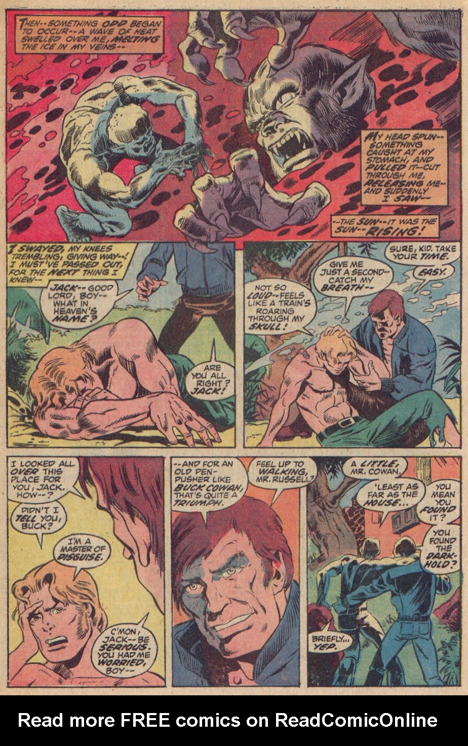 Read online Werewolf by Night (1972) comic -  Issue #1 - 4