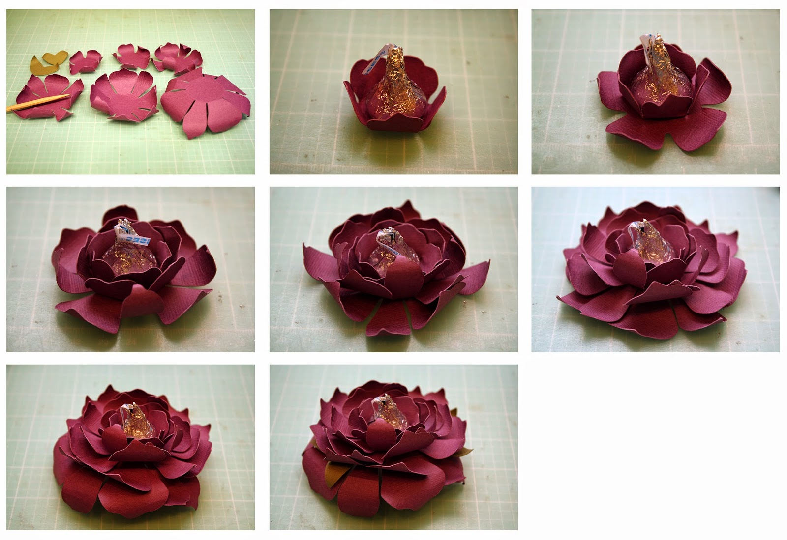 Bits of Paper: Candy Flowers!