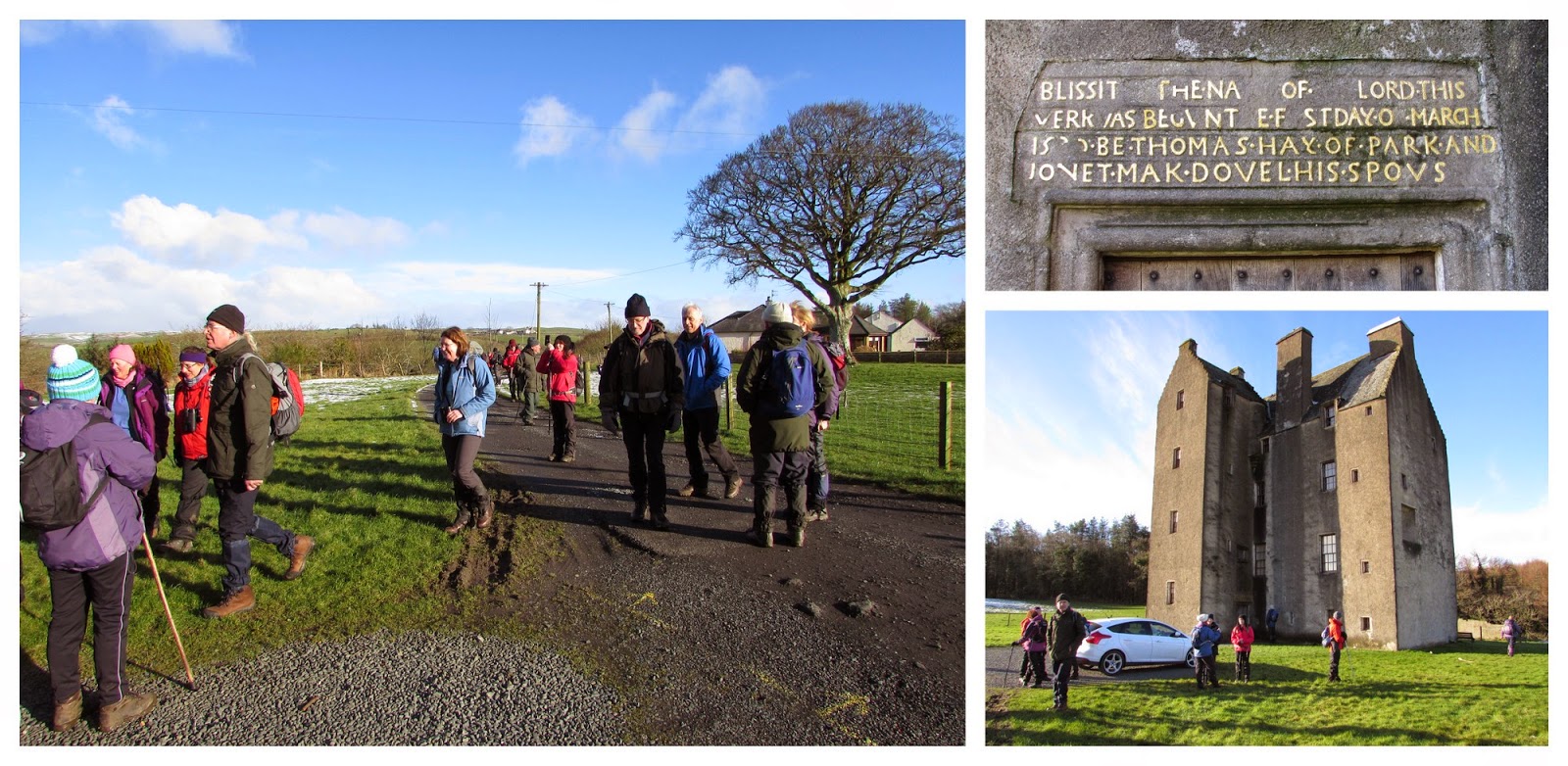 The Glebe Blog Wigtownshire RamblersSt Helena IslandGlenluce Abbey January 2015
