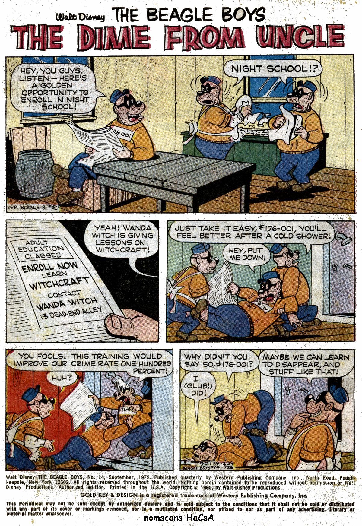 Read online Walt Disney THE BEAGLE BOYS comic -  Issue #14 - 3
