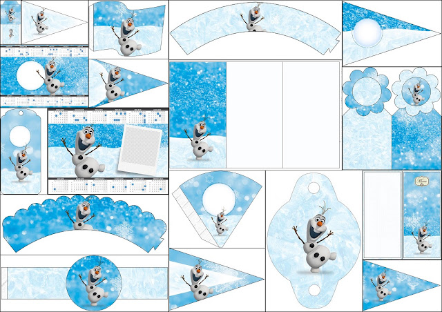 Olaf: Free Party Printables.
