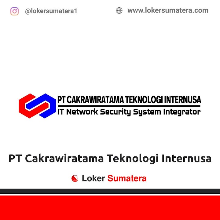 Loker Pekanbaru | Lowongan Kerja Pekanbaru, PT. Cakrawiratama Teknologi Internusa sebagai Teknisi IT. Deadline 10 Februari 2022 Loker Pekanbaru | Lowongan Kerja Pekanbaru, PT. Cakrawiratama Teknologi Internusa sebagai Teknisi IT. Deadline 10 Februari 2022