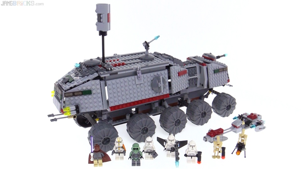 JANGBRiCKS LEGO reviews & MOCs: LEGO Wars Clone Turbo Tank from 2006! set 7261