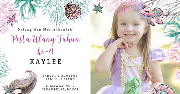 Buat Undangan Ultah Online / Cara Membuat Undangan Ulang