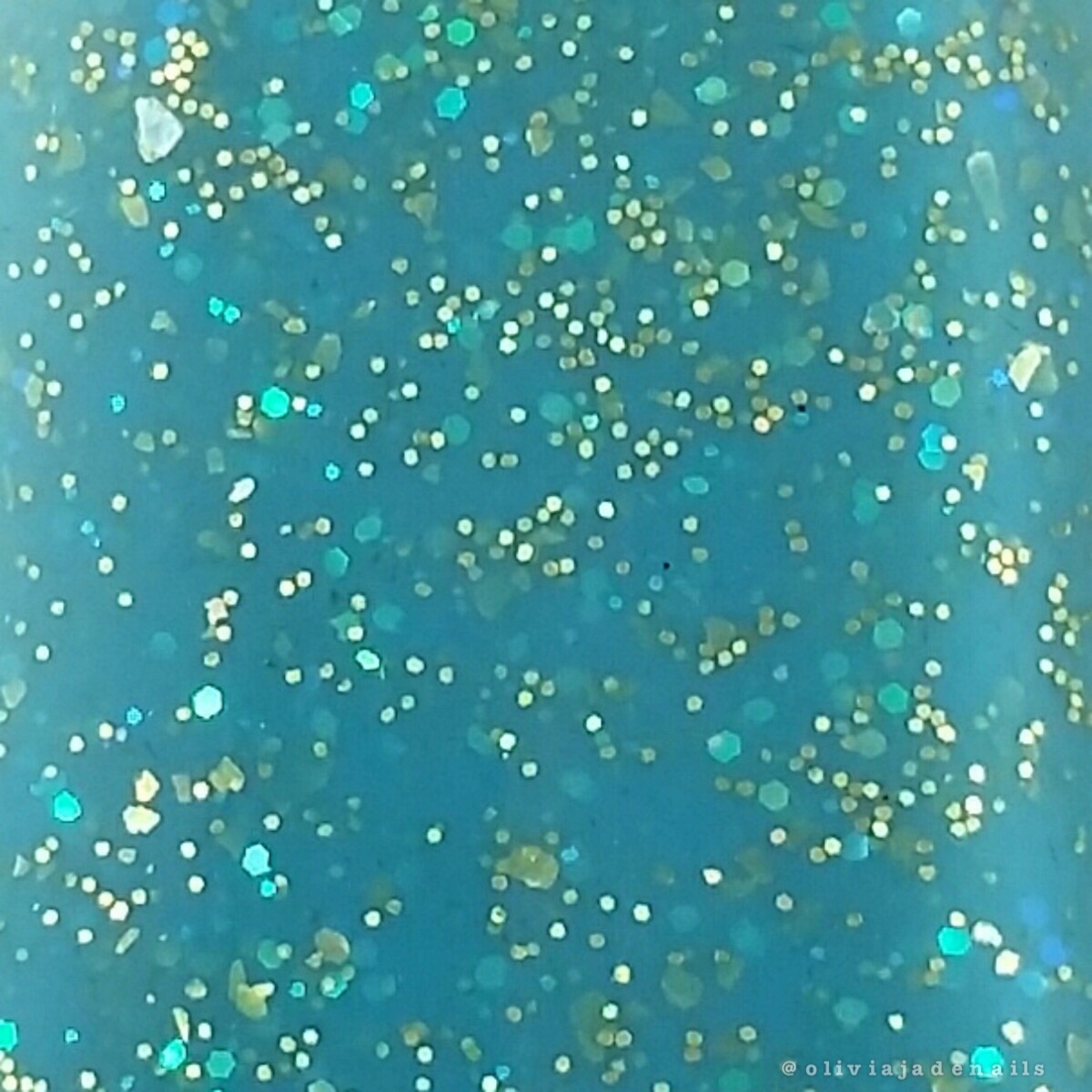 Grace-full Nail Polish Blue Eggshells swatched by Olivia Jade Nails