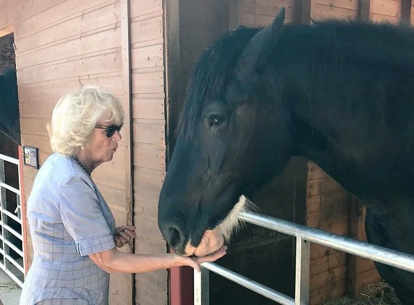 Prince Charles, Prince of Wales and Camilla, the Duchess of Cornwall visited the village of Llangwm and Cleddau estuary community of Llangwm