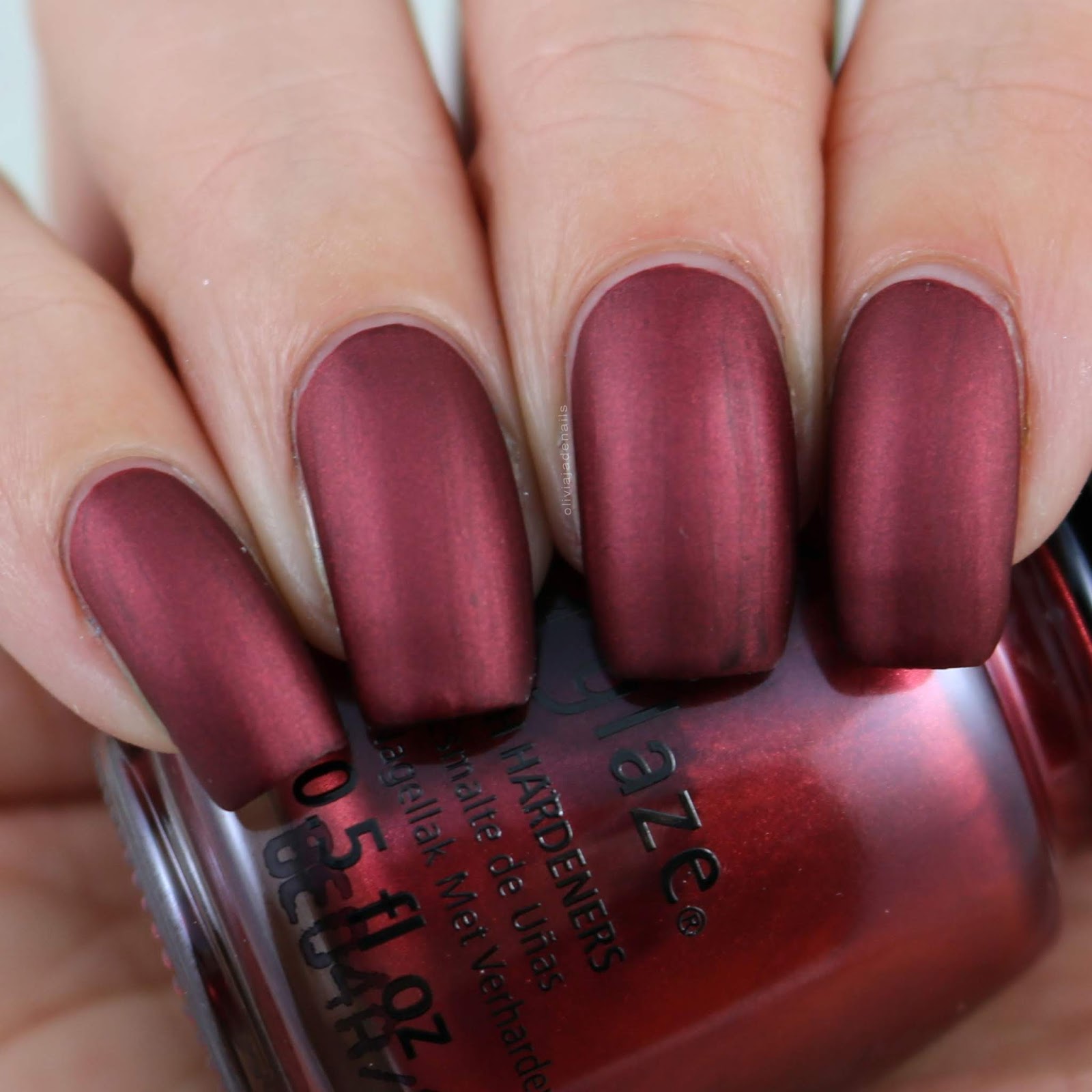 China Glaze Haute Blooded by Olivia Jade Nails