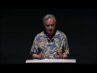 Dawkins in loud shirt