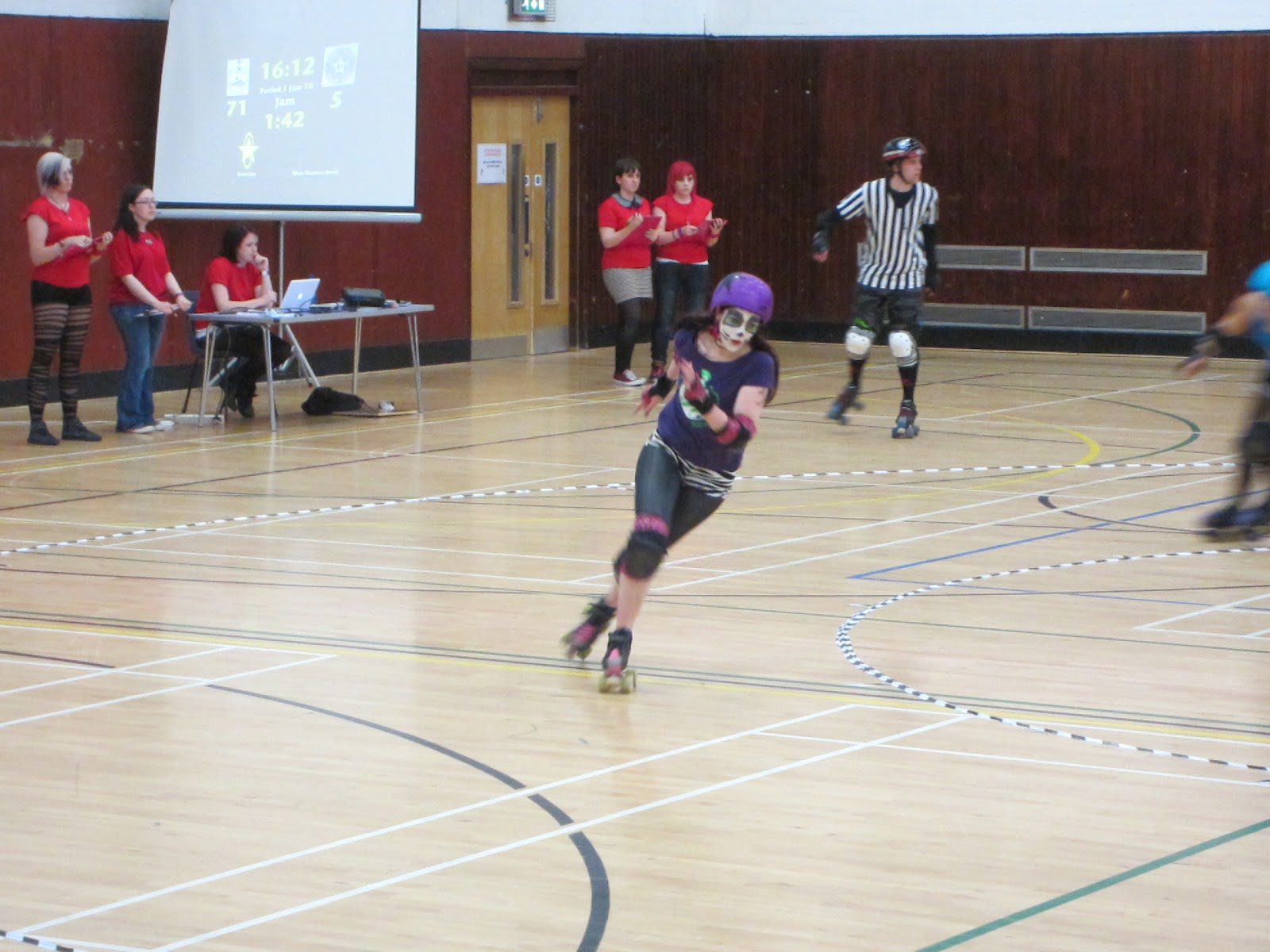 Pastie Bap Belfast Roller Derby Block and Roll All Nite
