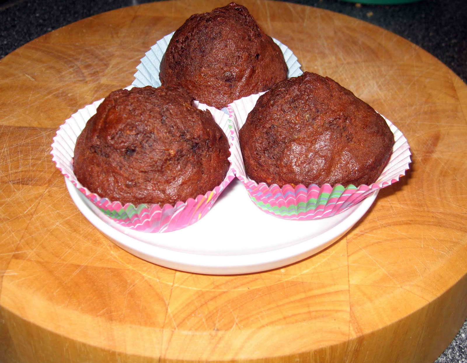 Hausbacken - alles andere als altbacken: Schokoladen Bananen Muffins
