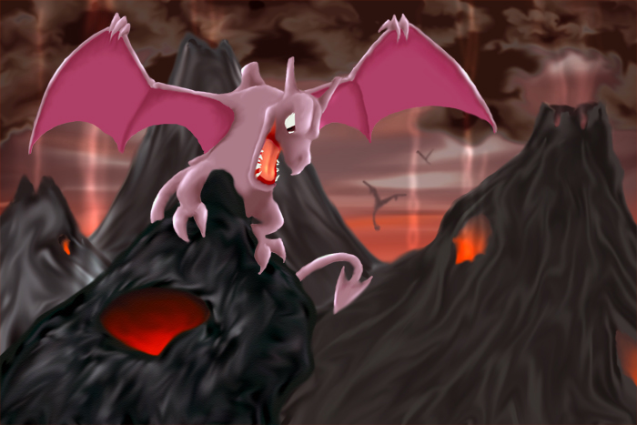 In-Progress Pokemon Evolutions — #142 Baby - Aerodactyl are ancient Pokemon  that