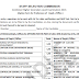 SSC CHSL 2016 Option form for Department Preference