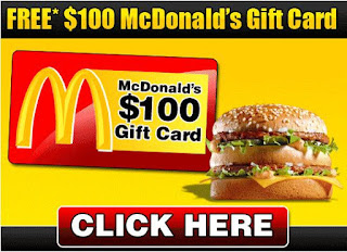 Get 100 Mcdonald S Gift Card