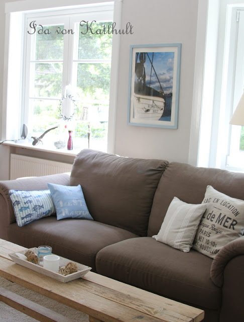 Idas Bloghaus: Wohnzimmer in Sommerfrische