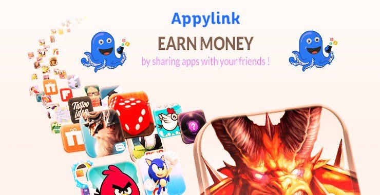 AppyLink: Gagner de l'argent en partageant des applications