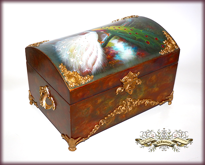 Телескопы в сундучке. Семейный ларец. Сундучок. Замок для сундука. Семейный ларец.