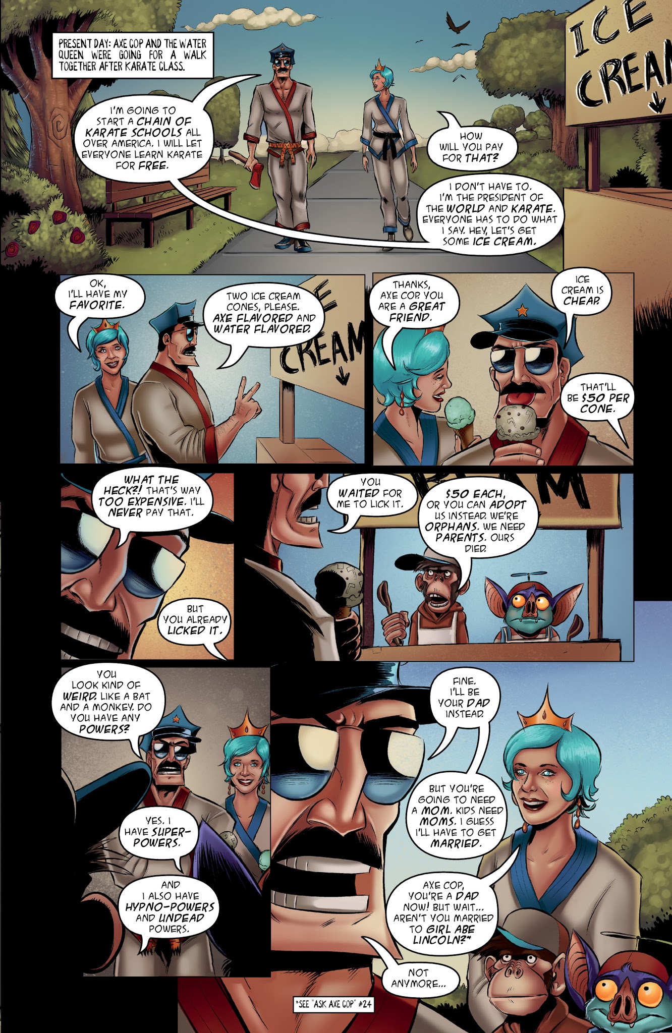 Read online Axe Cop comic -  Issue # TPB 5 - 78