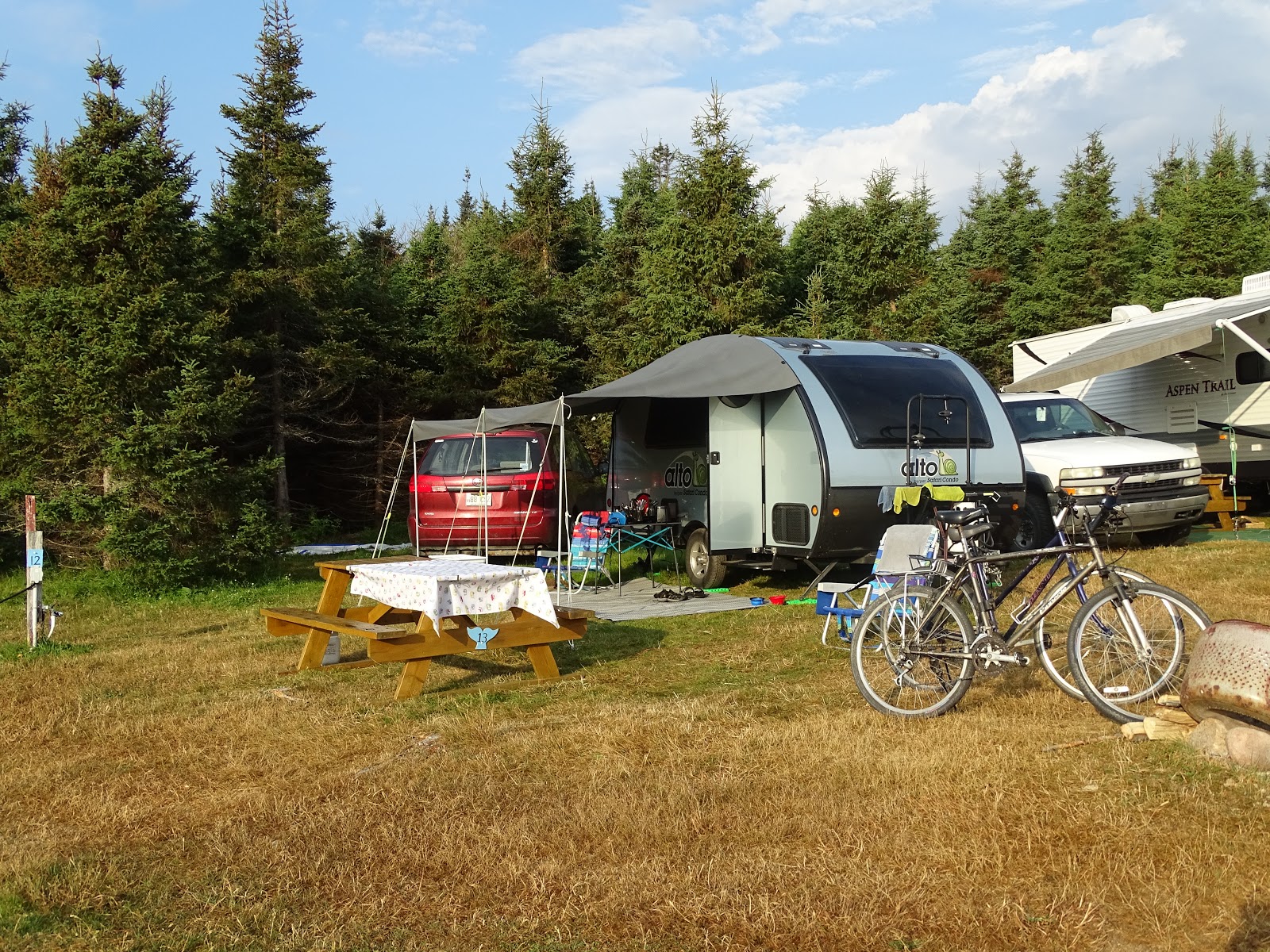 Les campigneux Camping ParadisMarin, GrandesBergeronnes, Québec
