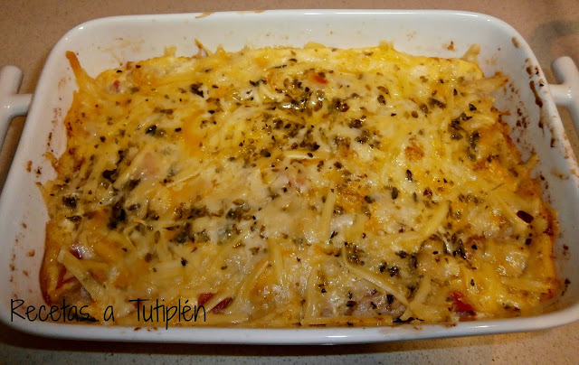 Pastel De Verduras Y Atún
