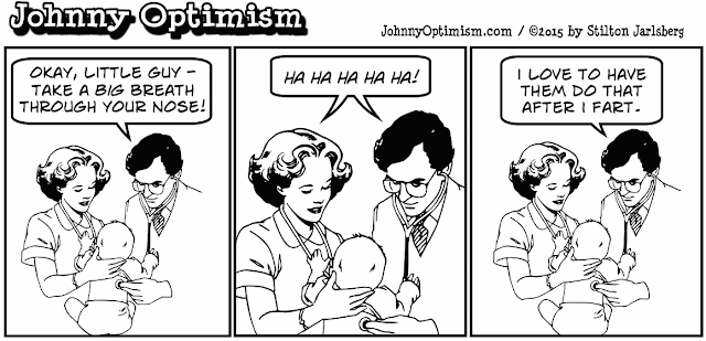 johnny optimism, medical, humor, sick, jokes, boy, wheelchair, doctors, hospital, stilton jarlsberg, pediatrician, mother, fart, stethoscope