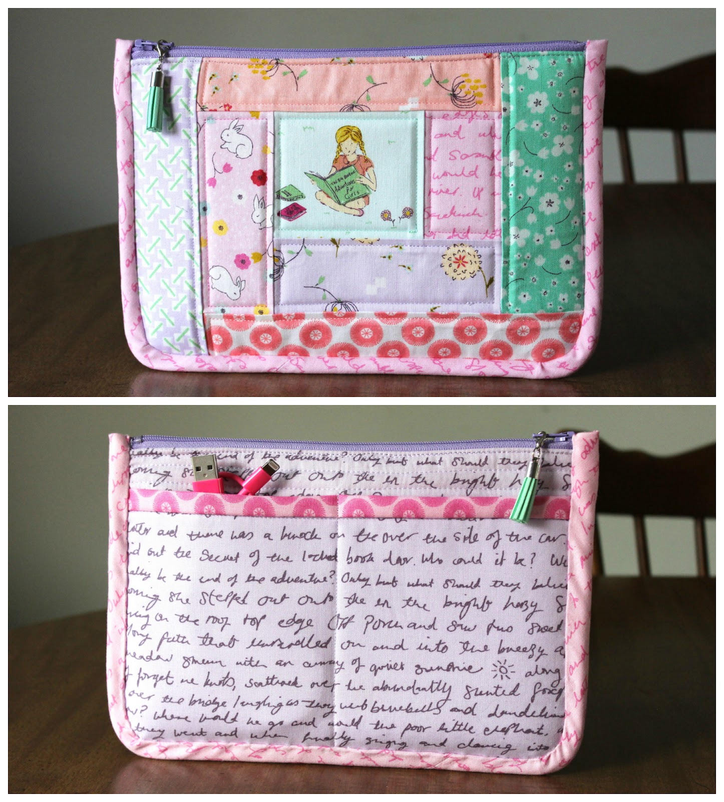 Quilted Mini Tablet Case Pattern Amista Baker