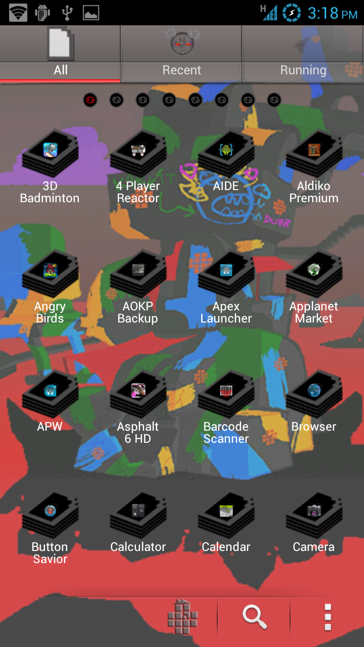 Creative Shenanigans Land of Pulse and Haze GO Launcher Ex Theme