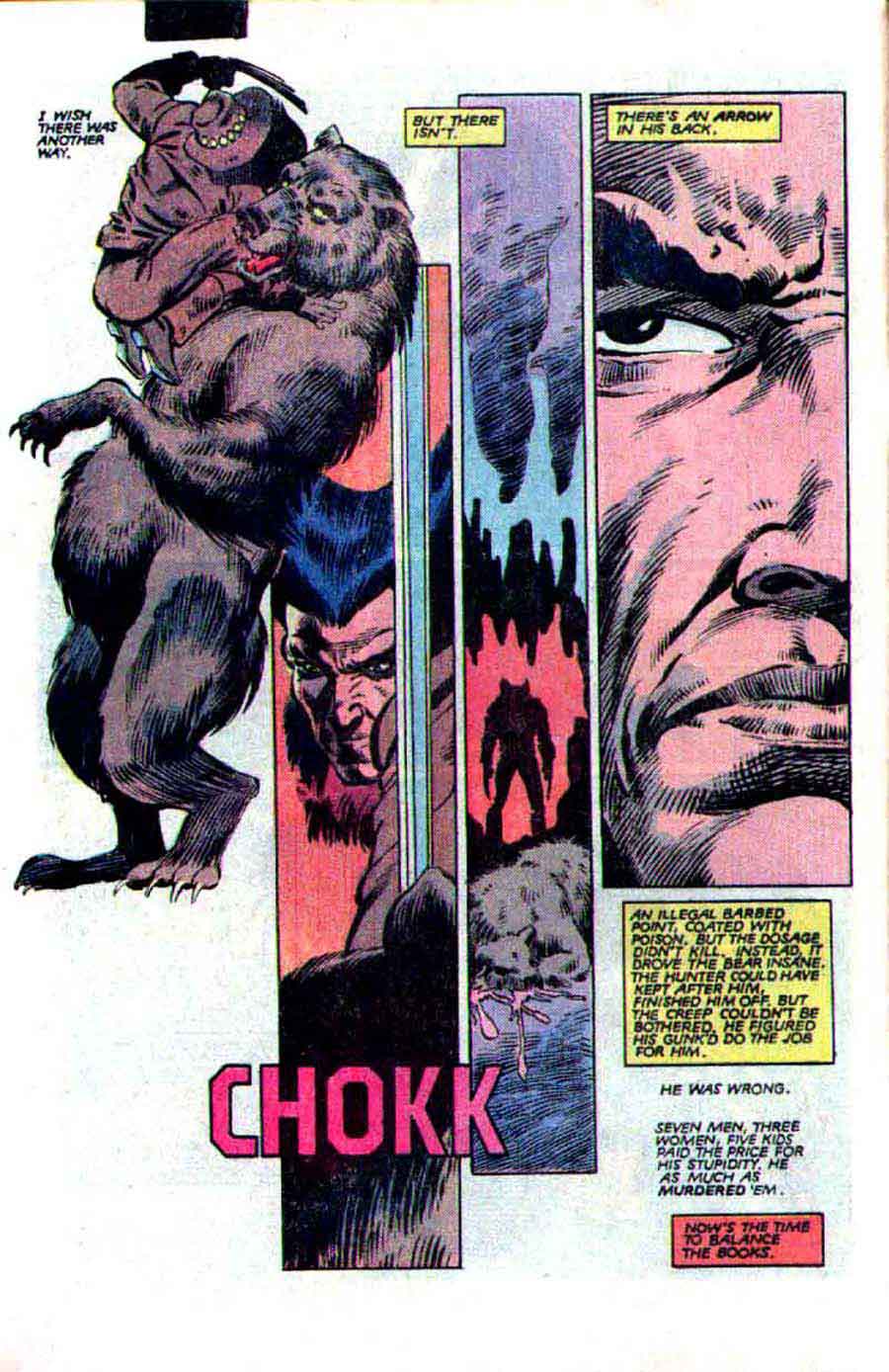 Wolverine v1 #1 1980s marvel comic book page art by Frank Miller