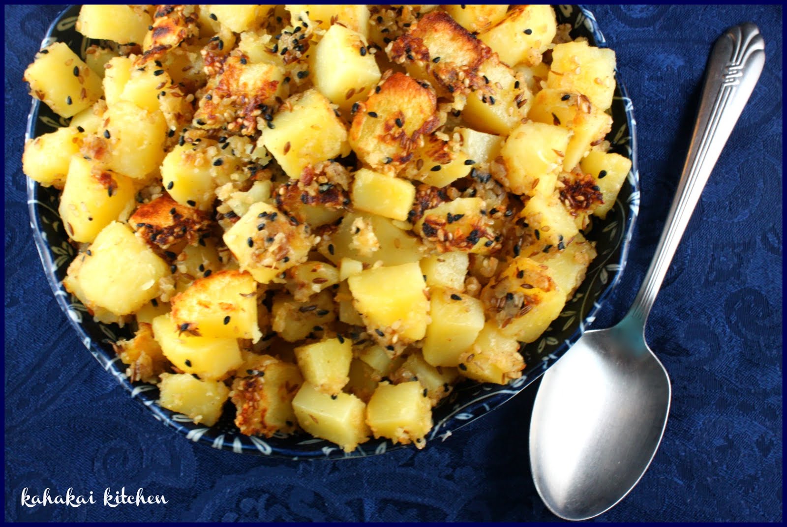 Kahakai Kitchen Potatoes with Sesame Seeds, Cumin Seeds & Black