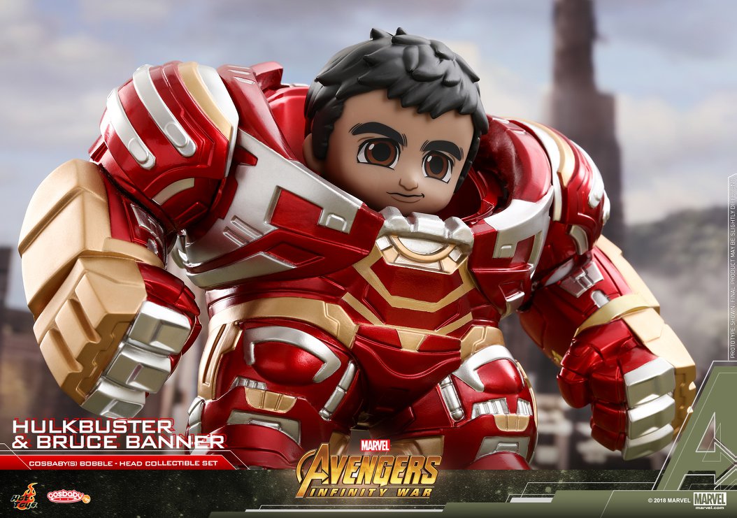 Hot Toys Hulkbuster Bruce Banner Cosbaby Set