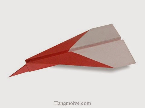 Cách gấp, xếp máy bay Mig-35 bằng giấy origami phi xa, cao, bay lâu mãi không rơi - Video hướng dẫn xếp hình máy bay - How to fold a paper airplane 5