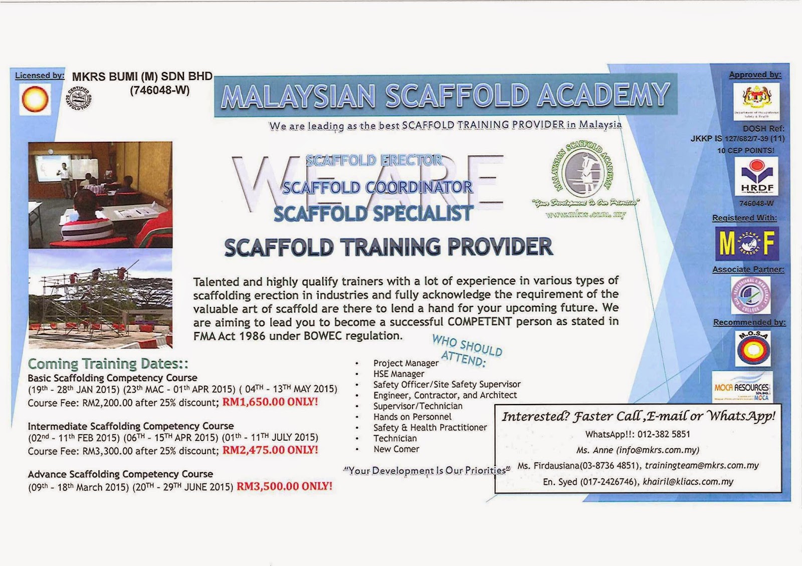 BLOGHOK MALAYSIAN SCAFFOLD ACADEMY