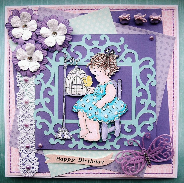 Cottonberry Creations: Cute birthday card