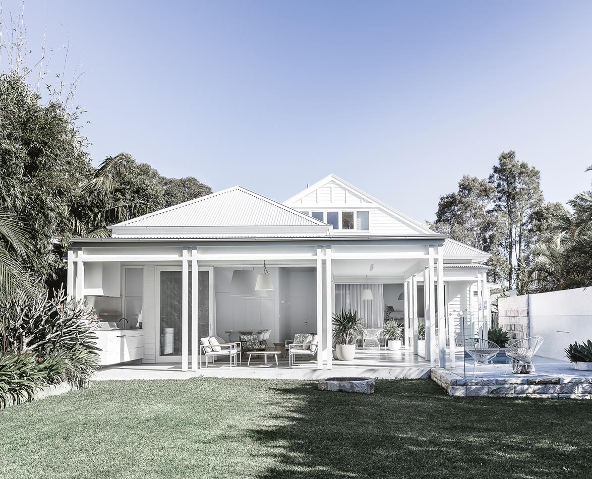An airy beach house in Avalon on Sydney's Northern Beaches.