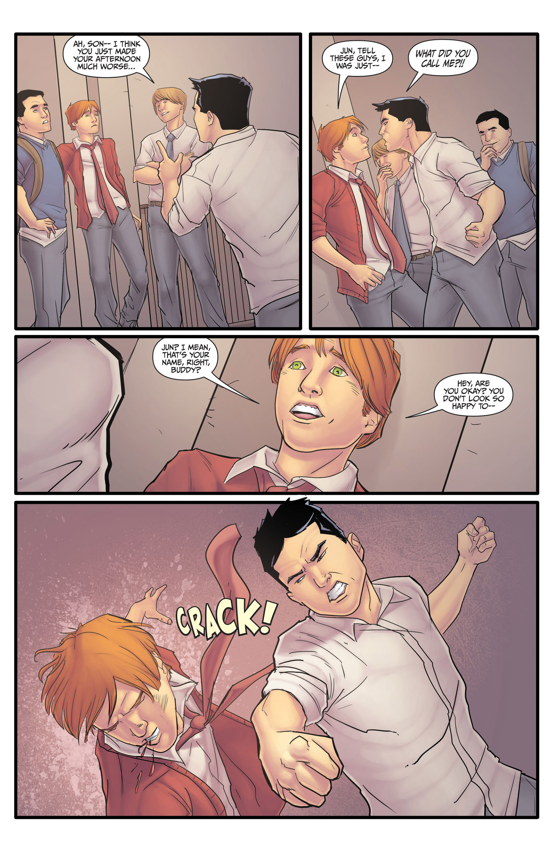 Read online Morning Glories comic -  Issue #8 - 19