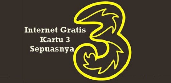 Gratis Seumur Hidup Kartu 3 Tambah Warna Dalam