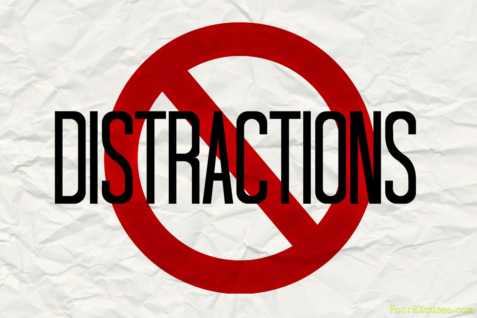 How to Reduce Distraction When You're Working on Your Goals