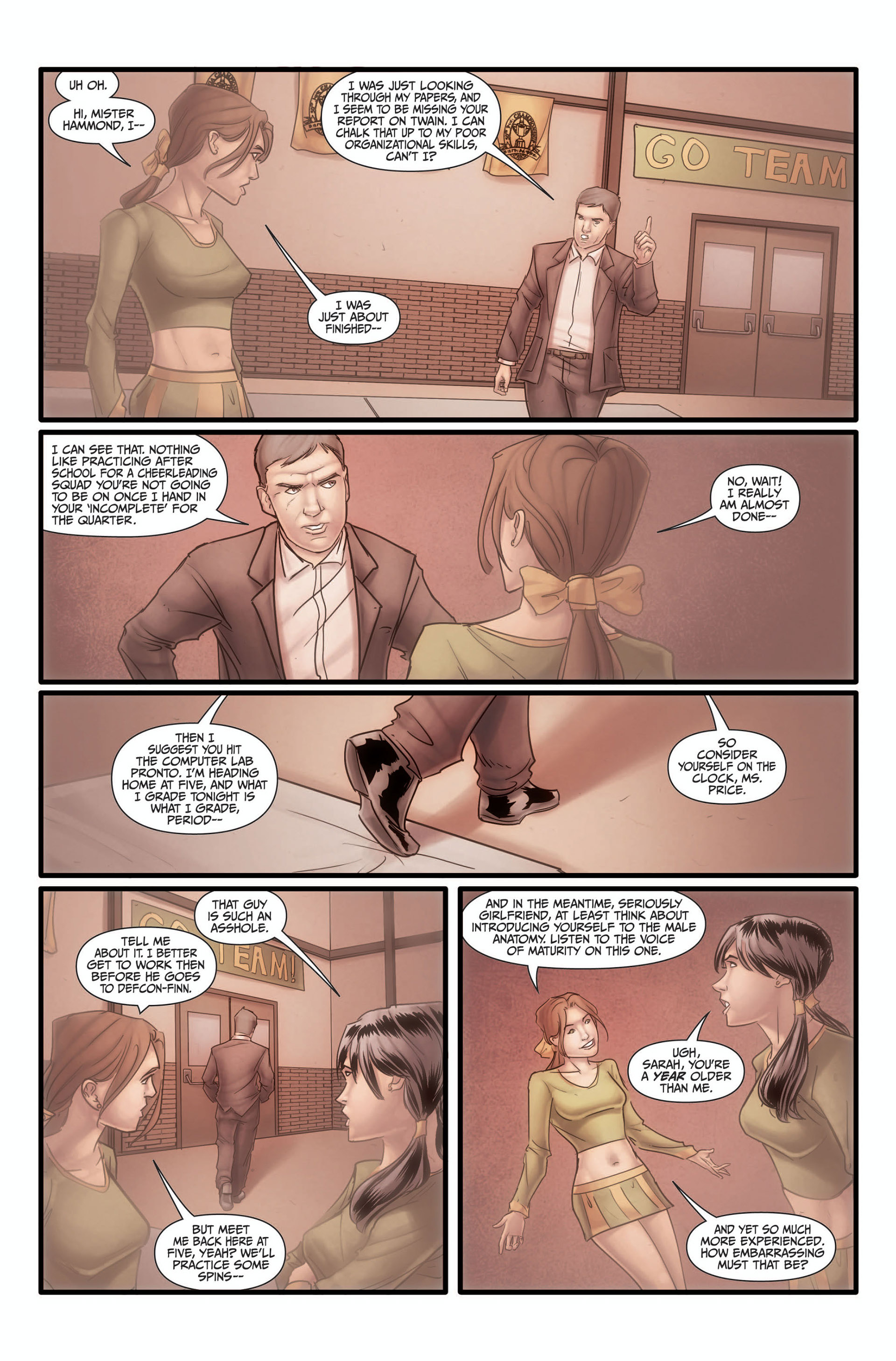 Read online Morning Glories comic -  Issue #7 - 11