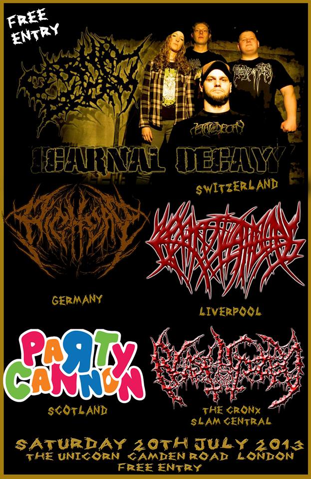 metal perv tv blasphtized party cannon crepitation pighead
